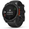 Saturn Garmin fenix® 847mm AMOLED Schwarz/Schiefergrau Silikon-Armband Garmin fenix® 8