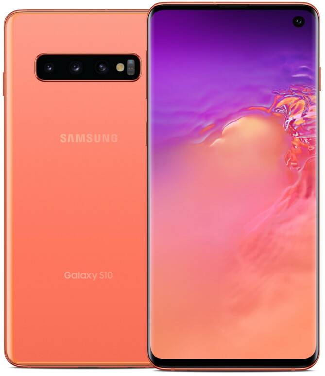 Saturn Samsung Galaxy S10128GB Flamingo Pink Samsung Galaxy S10